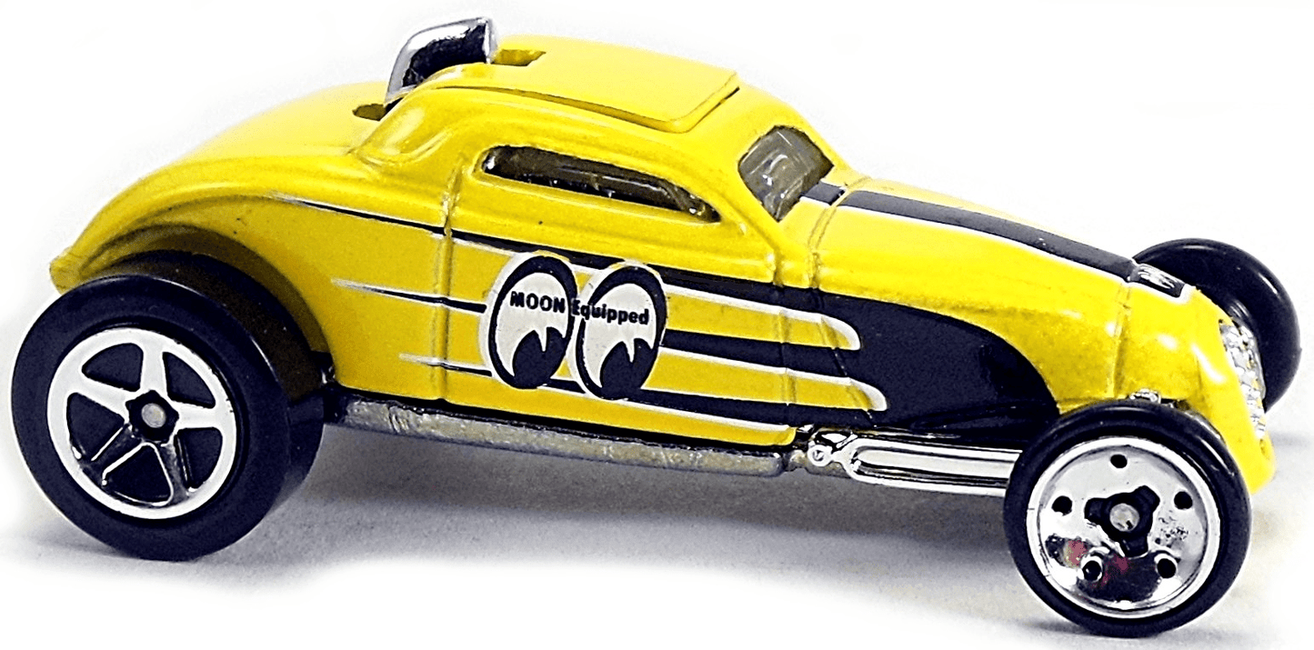 Hot Wheels 2009 - Collector # 160/190 - Modified Rides 4/10 - Soo Fast - Yellow / Mooneyes - USA