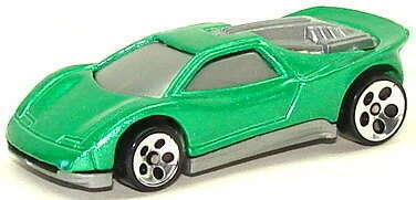 Hot Wheels 1995 - Collector # 343 - Model Series 1/12 - Speed Blaster - Green - 5 Dots - USA