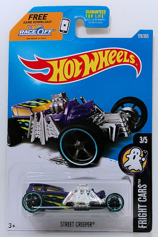 Hot Wheels 2017 - Collector # 178/365 - Fright Cars 3/5 - Street Creeper - Purple