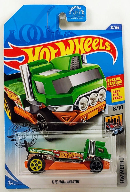 Hot Wheels 2020 - Collector # 032/250 - HW Metro 8/10 - The Haulinator - Green over Orange - USA Card