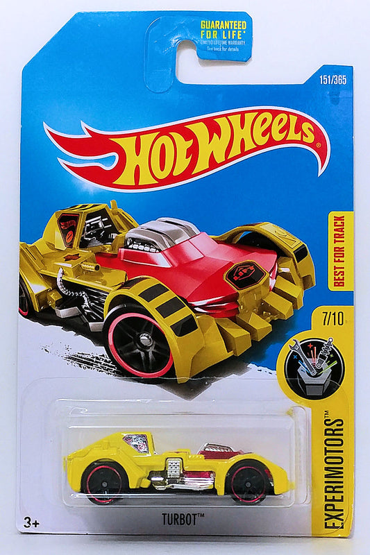 Hot Wheels 2017 - Collector # 151/365 - Experimotors 07/10 - Turbot - Yellow - USA
