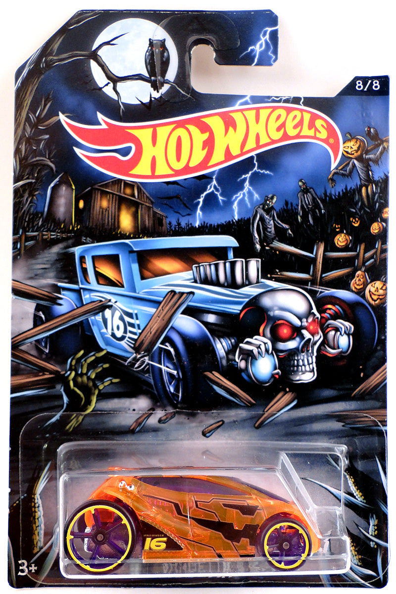 Hot Wheels 2016 - Happy Halloween! # 8/8 - Vandetta - Transparent Orange - OH5SP Wheels