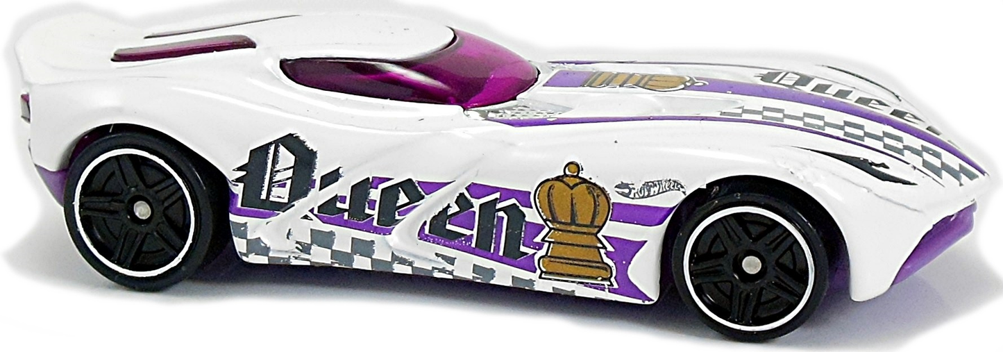 Hot Wheels 2018 - Collector # 267/365 - Checkmate 2/9 - Velocita - White - USA