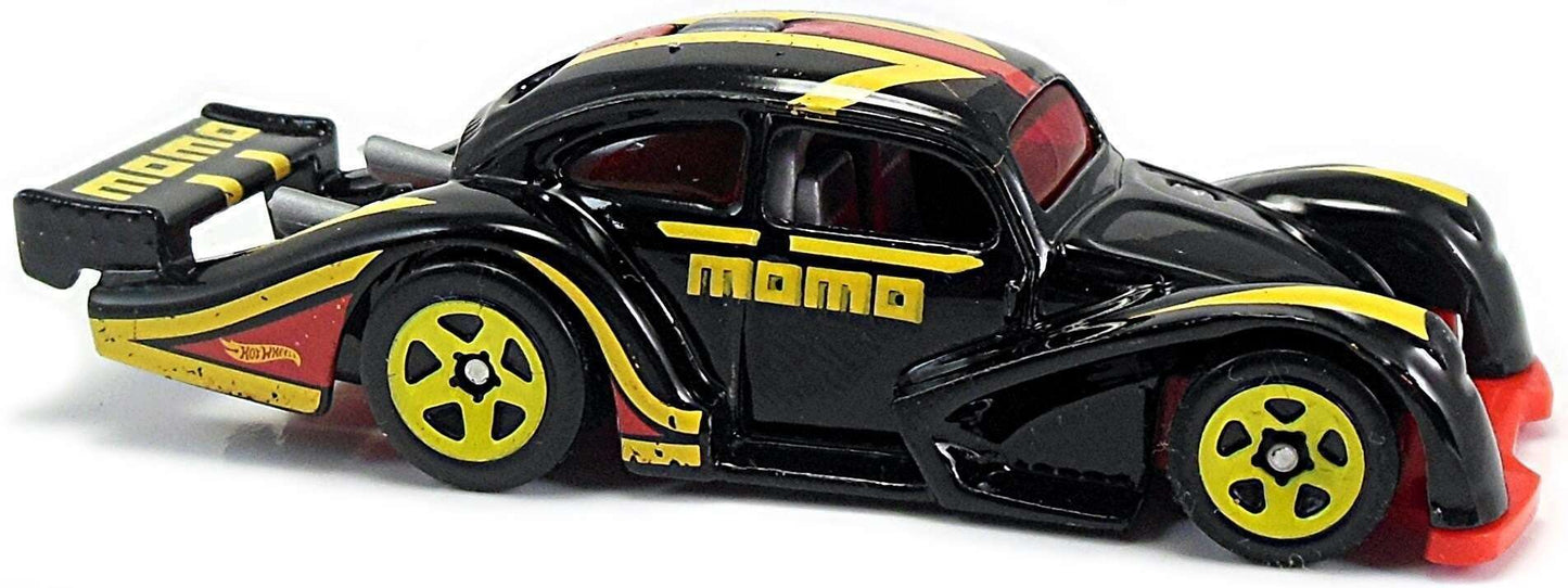 Hot Wheels 2017 - Collector # 156/365 - HW Speed Graphics 2/10 - New Models - Volkswagen Käfer Racer - Black / MOMO - FSC