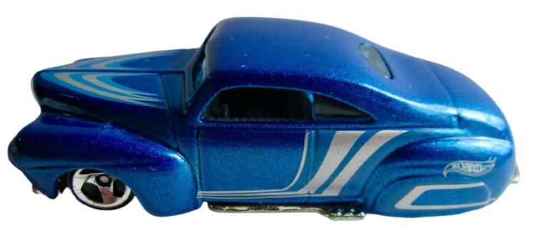 Hot Wheels 2000 - Collector # 239/250 - Tail Dragger - Blue - Malaysia - USA New '2001 Style' Card