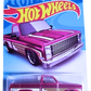 Hot Wheels 2021 - Legends Tour - '83 Chevy Silverado - Spectraflame Pink - Metal/Metal & Real Riders - USA Card with Kar Keeper
