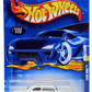 Hot Wheels 2001 - Collector # 117/240 - Shoe Box - White / Flames - PR5 Wheels - USA Card - MPN 50647