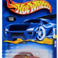 Hot Wheels 2001 - Collector # 175/240 - VW BUG (Volkswagen Beetle) - Flat Brown - 5 Hole (5DOT) Wheels - USA Card
