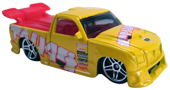 Hot Wheels 2001 - Collector # 201/240 - Super Tooned - Yellow - USA Card