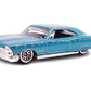 Hot Wheels 2003 - Collector # 013/220 - First Editions 1/42 - Pontiac Bonneville 1965 - Pearl Blue - Lace Wheels - USA '35th Anniversary' Card