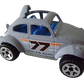 Hot Wheels 2005 - Collector # 161/183 - Baja Bug - Matte Primer Gray / #77 / Blue Interior - USA '06 Card
