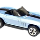 Hot Wheels 2005 - Collector # 170/183 - 1965 Corvette - Metallic Light Blue - 5 Spoke Wheels - USA '06 Card