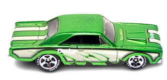 Hot Wheels 2005 - Classics Series 1 # 03/25 - 1968 Dodge Dart - Spectraflame Green - 5 Spokes on Good Year Tires - Metal/Metal - Special Paint - Limited Edition