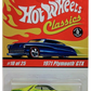 Hot Wheels 2005 - Classics Series 1 # 10/25 - 1971 Plymouth GTX - Spectraflame Antifreeze - 5 Spokes with Red Lines - Metal/Metal - Special Paint - Limited Edition
