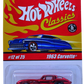 Hot Wheels 2005 - Classics Series 1 # 12/25 - 1963 Corvette - Spectraflame Red - 5 Spokes with BF Goodrich - Metal/Metal - Limited Edition - ERROR, facing wrong way in package!