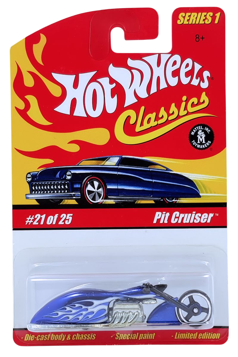 Hot Wheels 2005 - Classics Series 1 # 21/25 - Pit Cruiser - Spectraflame Blue - Metal/Metal