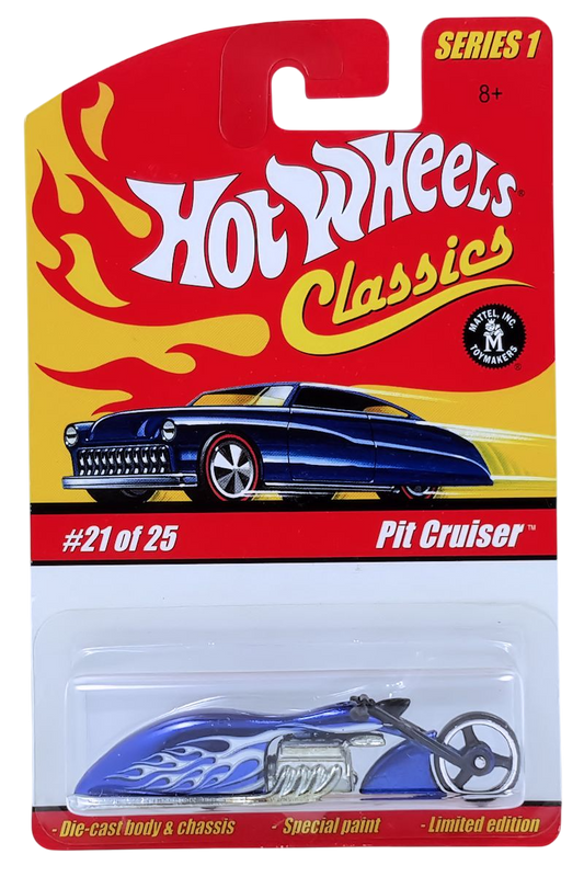 Hot Wheels 2005 - Classics Series 1 # 21/25 - Pit Cruiser - Spectraflame Blue - Metal/Metal
