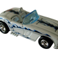 Hot Wheels 2005 - Collector # 123/183 - Treasure Hunts 03/12 - 1958 Corvette - White with Flames - Real Riders - USA Card