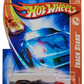 Hot Wheels 2006 - Collector # 121/223 - Track Aces 11/12 - Road Rocket - Red Body - Tinted Canopy - 5 Spoke Wheels - USA Card