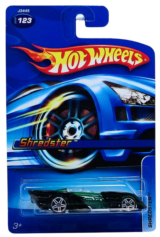 Hot Wheels 2006 - Collector # 123/223 - Shredster - Green & Black - PR5 Wheels - USA Card