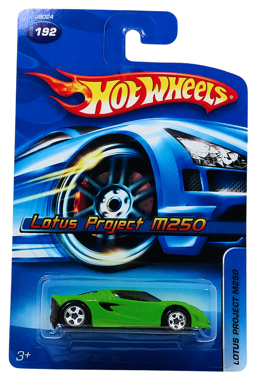 Hot Wheels 2006 - Collector # 192/223 - Lotus Project M250 - Green - 5 Spokes - USA Card