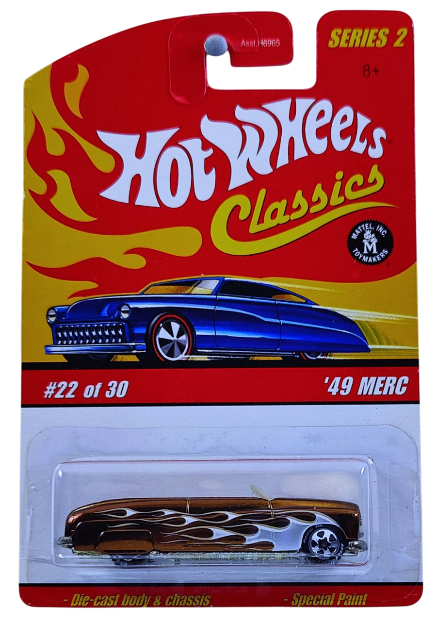 Hot Wheels 2006 - Classics Series 2 # 22/30 - '49 Merc (Convertible) - Spectraflame Brown - Metal/Metal - 5 Spokes on BF Goodrich Tires - Limited Edition