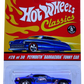 Hot Wheels 2006 - Classics Series 2 # 28/30 - Plymouth Barracuda Funny Car (Snake) - Spectraflame Blue - Metal/Metal - 5 Spokes on BF Goodrich Tires - Body Lifts Up