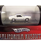 Hot Wheels 2006 - Kalifornia Kustoms - '67 Shelby GT500 - White with Blue Racing Stripes - Real Riders - Hood Opens - KMart Exclusive - Acrylic Tube Display Package