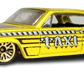 Hot Wheels 2007 - Collector # 052/180 - Taxi Rods 4/4 - 1964 Chevy Impala - Metalflake Yellow / Taxi - Gold Lace Wire (LW) Wheels - USA Card