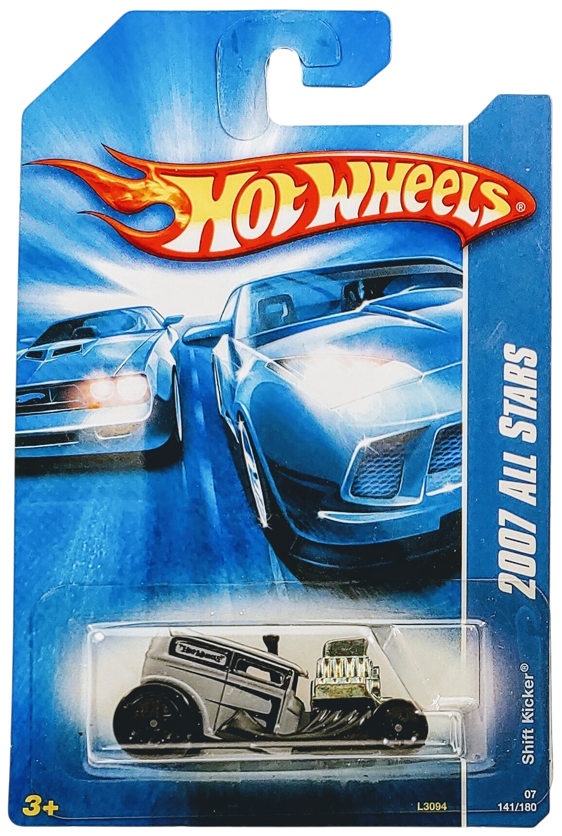 Hot Wheels 2007 - Collector # 141/180 - All Stars - Shift Kicker - Matte Gray - USA Card