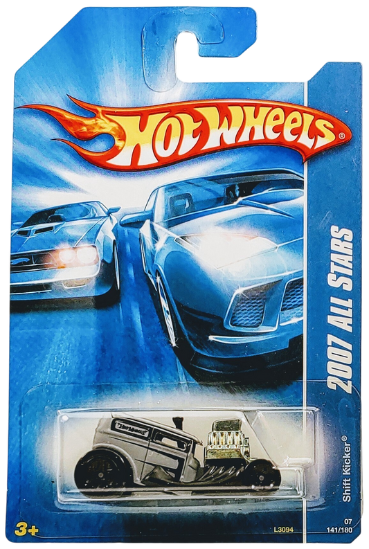 Hot Wheels 2007 - Collector # 141/180 - All Stars - Shift Kicker - Matte Gray - USA Card