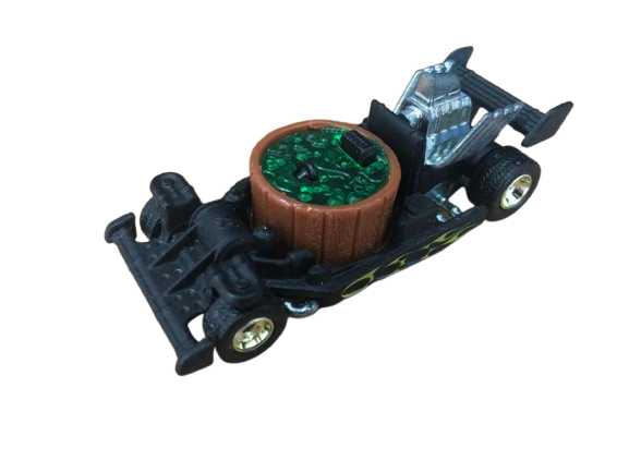 Hot Wheels 2007 - Halloween / Fright Cars - Hot Tub - Matte Black - Real Riders - Walmart Exclusive