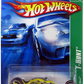 Hot Wheels 2007 - Collector # 126/156 - Treasure Hunts 6/12 - Hammer Sled (Custom Motorcycle) - Yellow / Flames - International Card