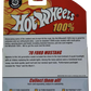Hot Wheels 2008 - 100% Collectible / 40th Anniversary - '70 Ford Mustang - Red - Rubber Tires - Opening Hood - Extreme Detail - Acrylic Display Box