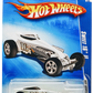 Hot Wheels 2008 - Collector # 075/172 - Hot Wheels Stars - Sweet 16 II - White / #16 with Flames - 5 Spokes - International '09 Card