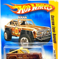 Hot Wheels 2008 - Collector # 021/172 - First Editions 21/40 - Custom Ford Bronco - Metalflake Brown / #08 - OR5Sp Wheels - International 40th Card