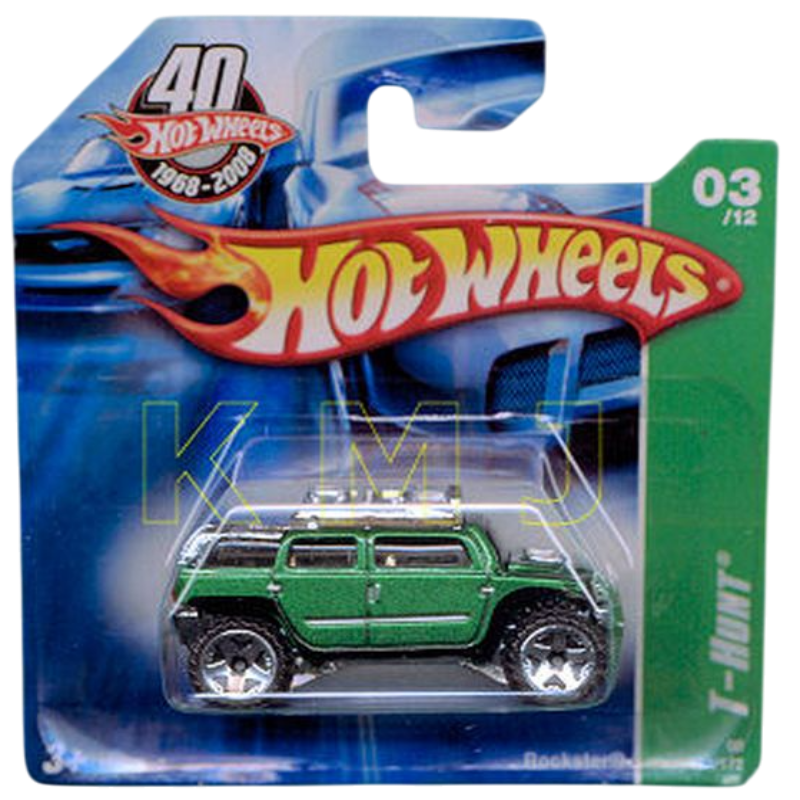 Hot Wheels 2008 - Collector # 163/172 - Treasure Hunts 03/12 - Rockster - Green - 40th / SC