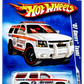 Hot Wheels 2009 - Collector # 108/190 - HW City Works 2/10 - '07 Chevy Tahoe - White / Fire Dept. - OH5SP Wheels - USA Card