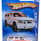 Hot Wheels 2009 - Collector # 108/166 - HW City Works 2/10 - '07 Chevy Tahoe - White / Fire Dept. - OH5SP Wheels - International Card