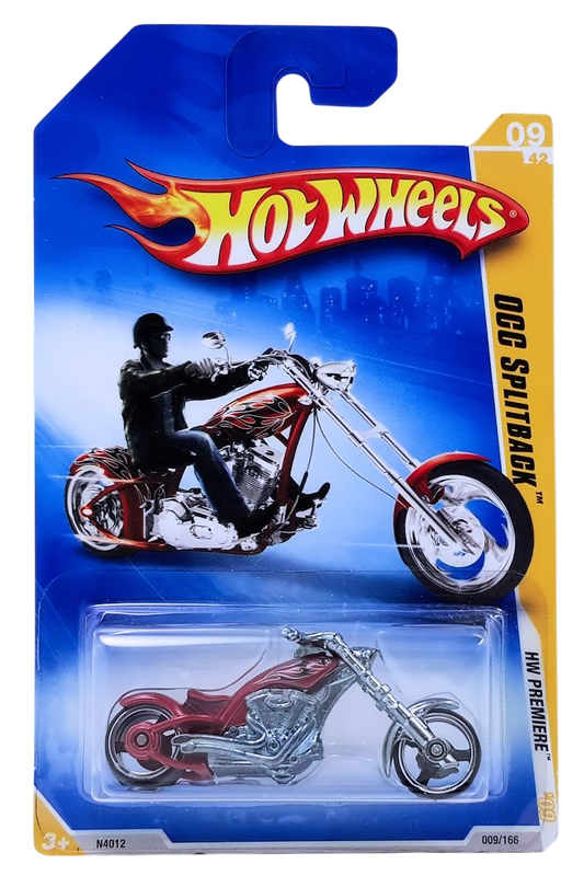 Hot Wheels 2009 - Collector # 009/166 - HW Premiere 9/42 - OCC Splitback - Red - International Card