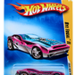 Hot Wheels 2009 - Collector # 010/190 - New Models 10/42 - Bye Focal II - Purple Body / Transparent Blue Windows & Roof - OH5Sp Wheels - USA Card