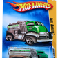 Hot Wheels 2009 - Collector # 014/190 - New Models 14/42 - Fast Gassin - Satin Green Cab / Chrome Tank / Black Fenders - 5 Spoke Wheels - USA Card