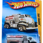 Hot Wheels 2009 - Collector # 014/190 - New Models 14/42 - Fast Gassin - White Cab / Chrome Tank / Black Fenders - 5 Spoke Wheels with Good Year Tires - Walmart Exclusive - USA Card