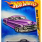 Hot Wheels 2009 - Collector # 015/190 - New Models 15/42 - Custom '53 Cadillac - Metalflake Purple - 5 Spoke Wheels - USA Card