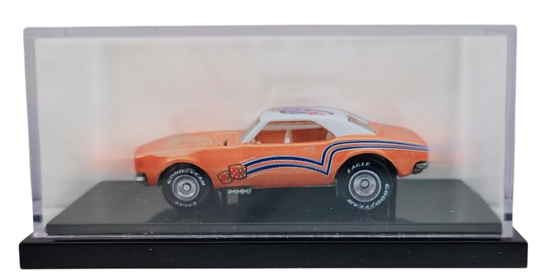 Hot Wheels 2010 - Diecast Space Super Convention - Las Vegas, NV - Liberty Promotions - '67 Camaro - Metalflake Orange / White Roof - Metal/Metal & Real Riders - Opening Hood - Acrylic Display Case - 127 of 300 - Code 3