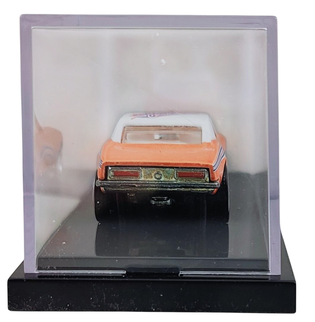 Hot Wheels 2010 - Diecast Space Super Convention - Las Vegas, NV - Liberty Promotions - '67 Camaro - Metalflake Orange / White Roof - Metal/Metal & Real Riders - Opening Hood - Acrylic Display Case - 127 of 300 - Code 3