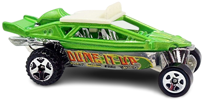 Hot Wheels 2010 - Collector # 072/240 - HW Garage 4/10 - Dune It Up - Metallic Green - USA Card