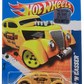 Hot Wheels 2010 - Collector # 104/240 - HW Performance 6/10 - Pass'n Gasser - Dark Yellow / Mr. Gasket - USA '11 Card with Factory Set Sticker