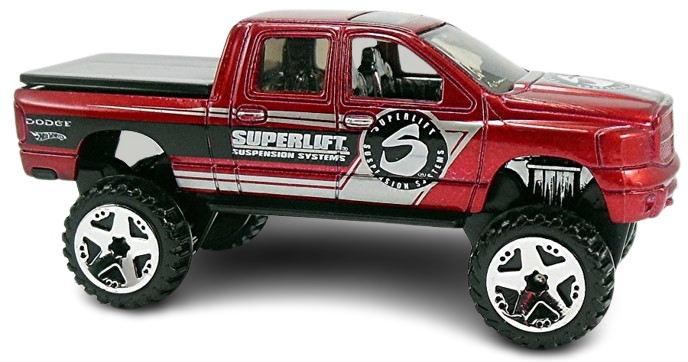 Hot Wheels 2010 - Collector # 108/240 - HW Performance 10/10 - Dodge Ram 1500 - Red / Superlift - OR5 Wheels - USA Card
