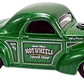 Hot Wheels 2010 - Collector # 139/240 - HW Hot Rods 1/10 - Custom '41 Willys Coupe - Green Metallic - USA Card